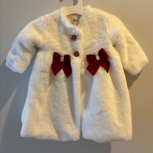 BLUEBERI BOULEVARD Baby Girls’ Faux Fur Coat